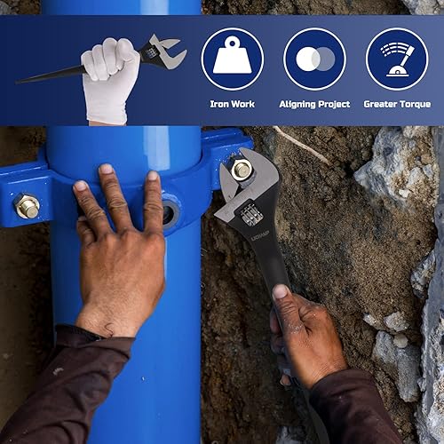 Miniatura 7 de Lichamp Llave Spud de construcción ajustable de 12 pulgadas