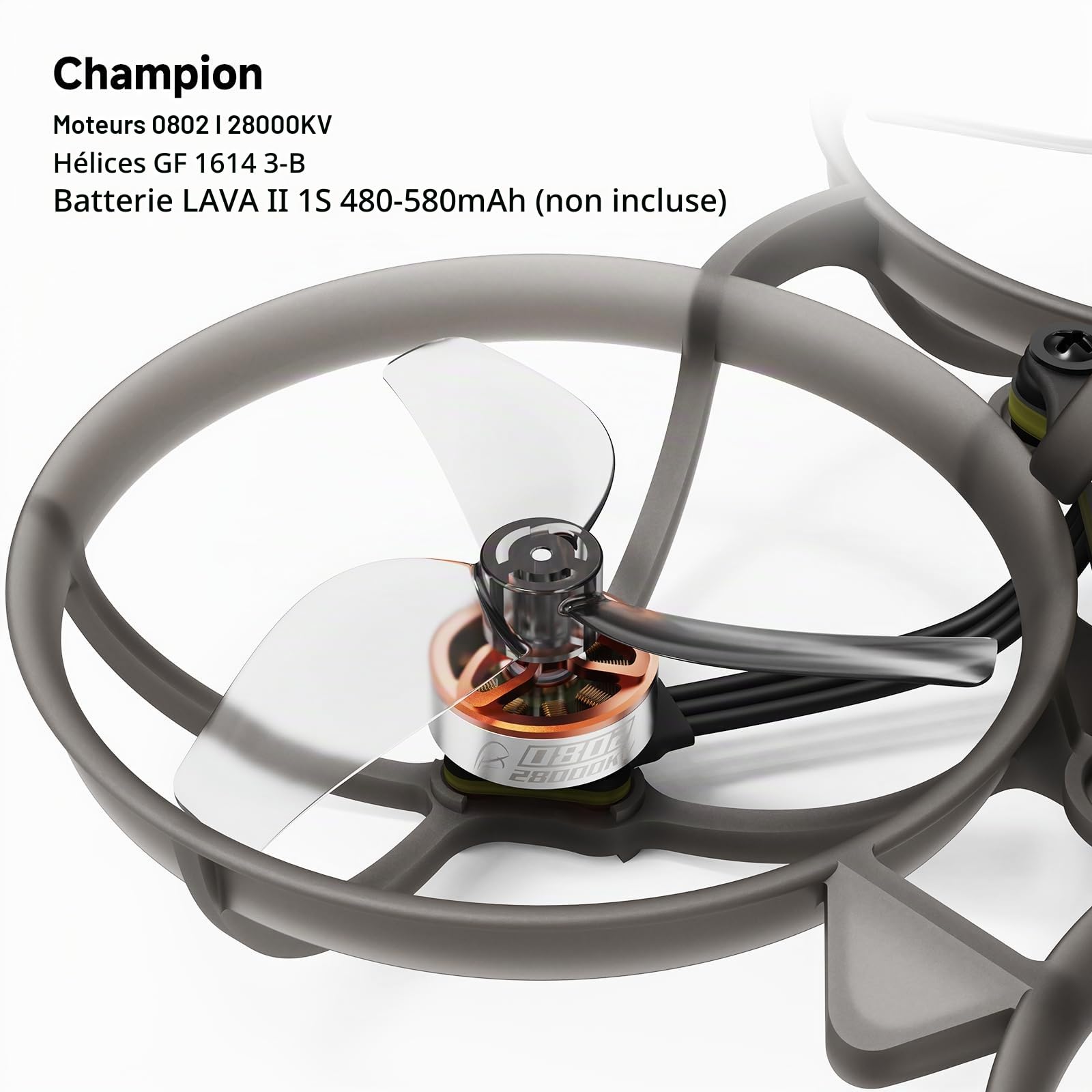 BETAFPV Air75 II Brushless Whoop Quadcopter, for Champion FPV Quadcopter | 1S FPV Drone, Ultra-Lightweight, Matrix G4 5IN1 II FC, 0802 28000KV Brushless Motor, 1614-3B Prop, C03 Camera Air II Canopy