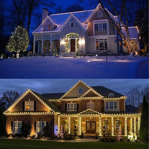 Miniatura 6 de litogo Guirnalda de luces para exteriores de 60 pies a prueba de agua, luces LED para patio con bombillas Edison vintage inastillables, luz colgante