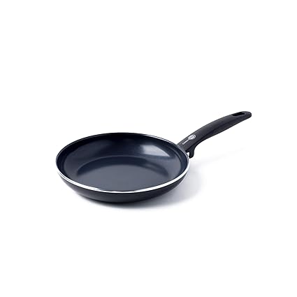 GreenPan Cambridge Healthy Ceramic Nonstick Induction Aluminum Open Frying pan - Black (20 CM)