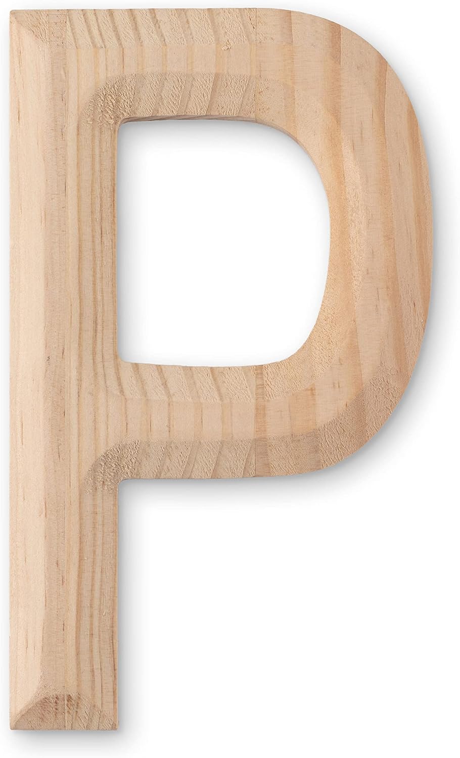 8”; Beveled Wood Letter by Make Market®