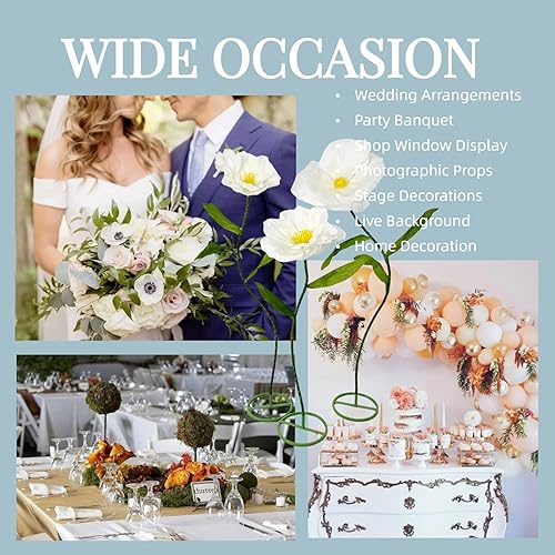 Miniatura 3 de Flores gigantes para decoración, flor artificial grande de 5.9 pies para boda, recepción, arreglo, fiesta de cumpleaños, despedida de soltera, baby