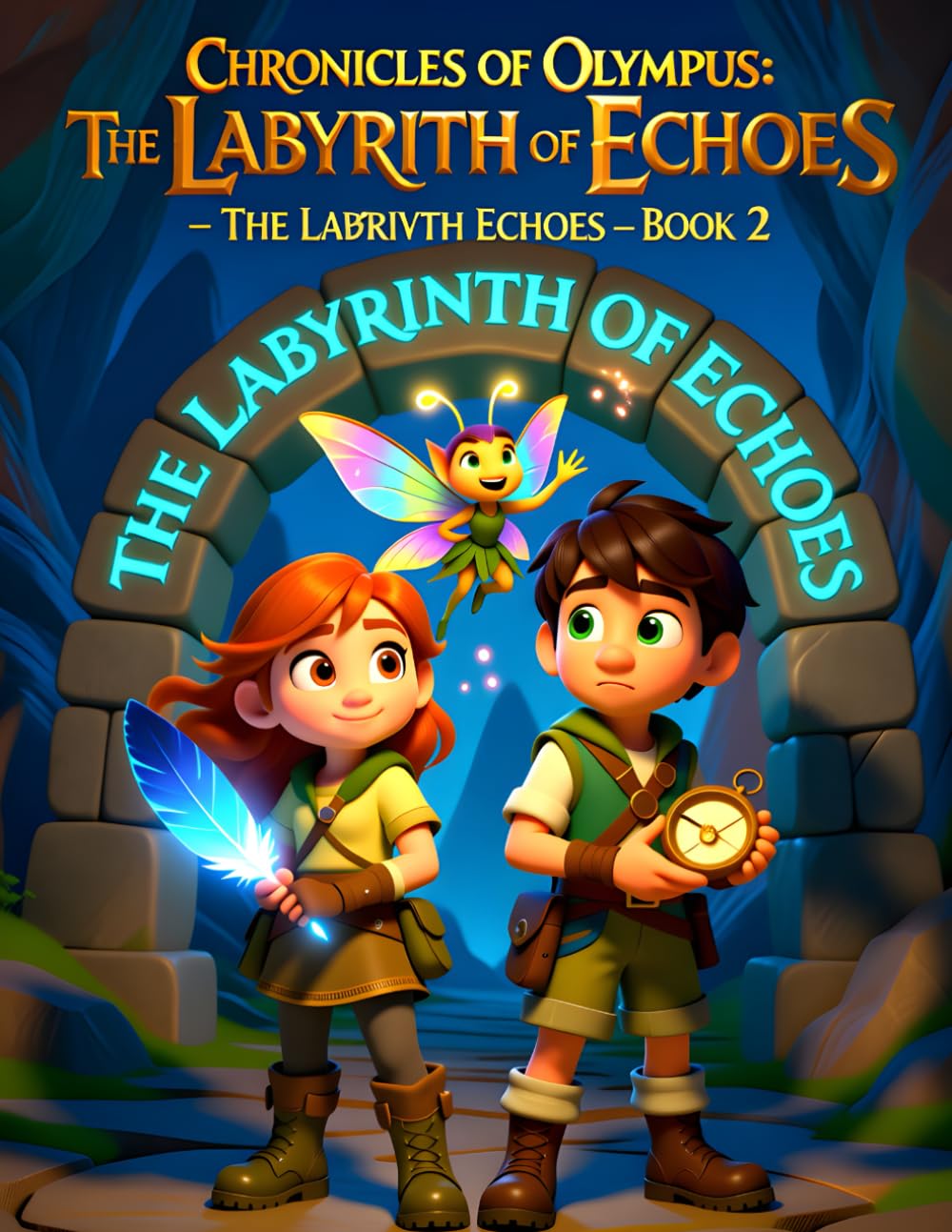 Chronicles of Olympus: The Labyrinth of Echoes – Book 2: A Magical Quest Through a Living Labyrinth of Sound