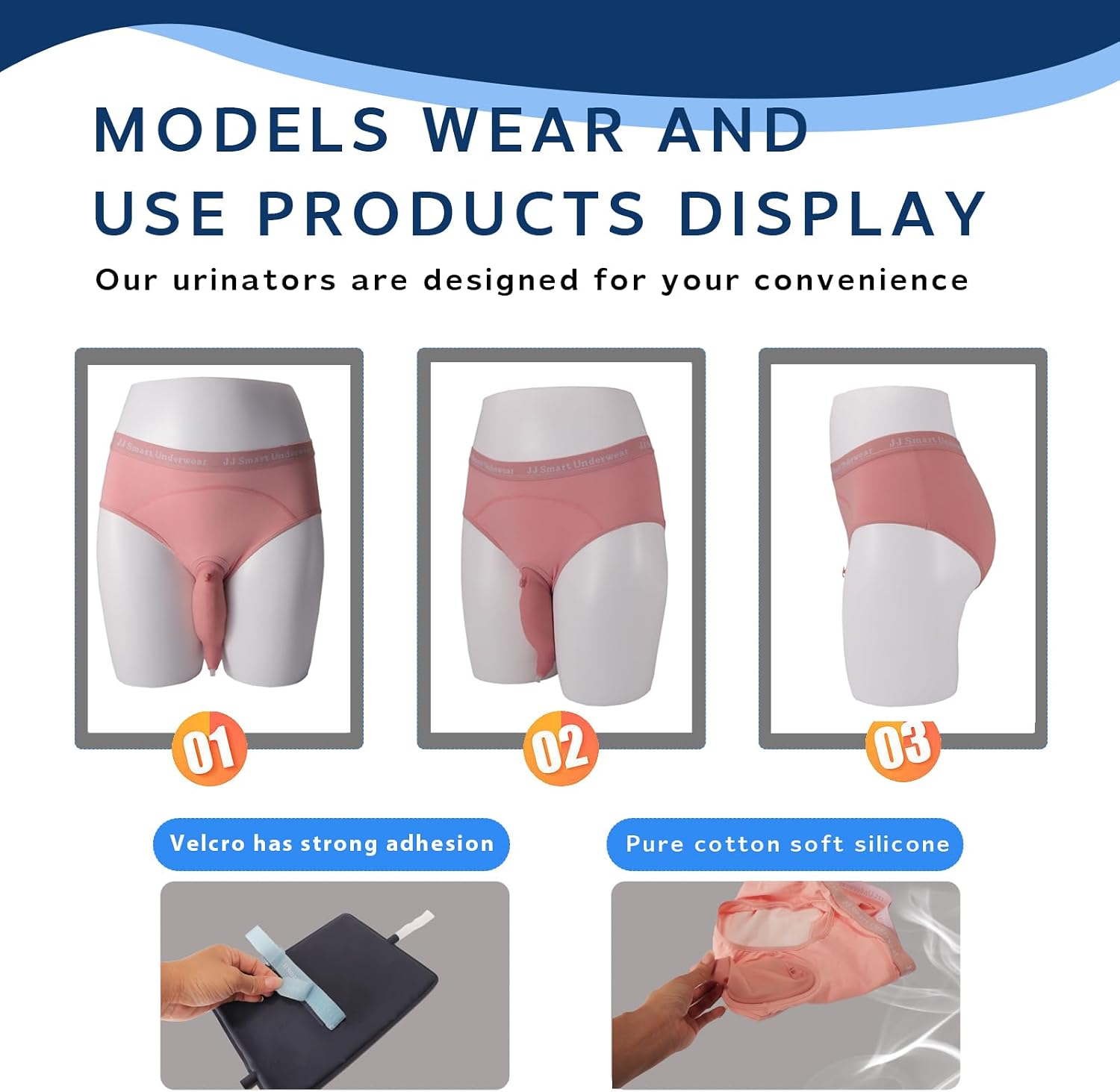 Wearable Urinal for Women Urinary Incontinence Products Reusable Portable Travel Urinals Suitable Standing Use (Woman-Red-M)