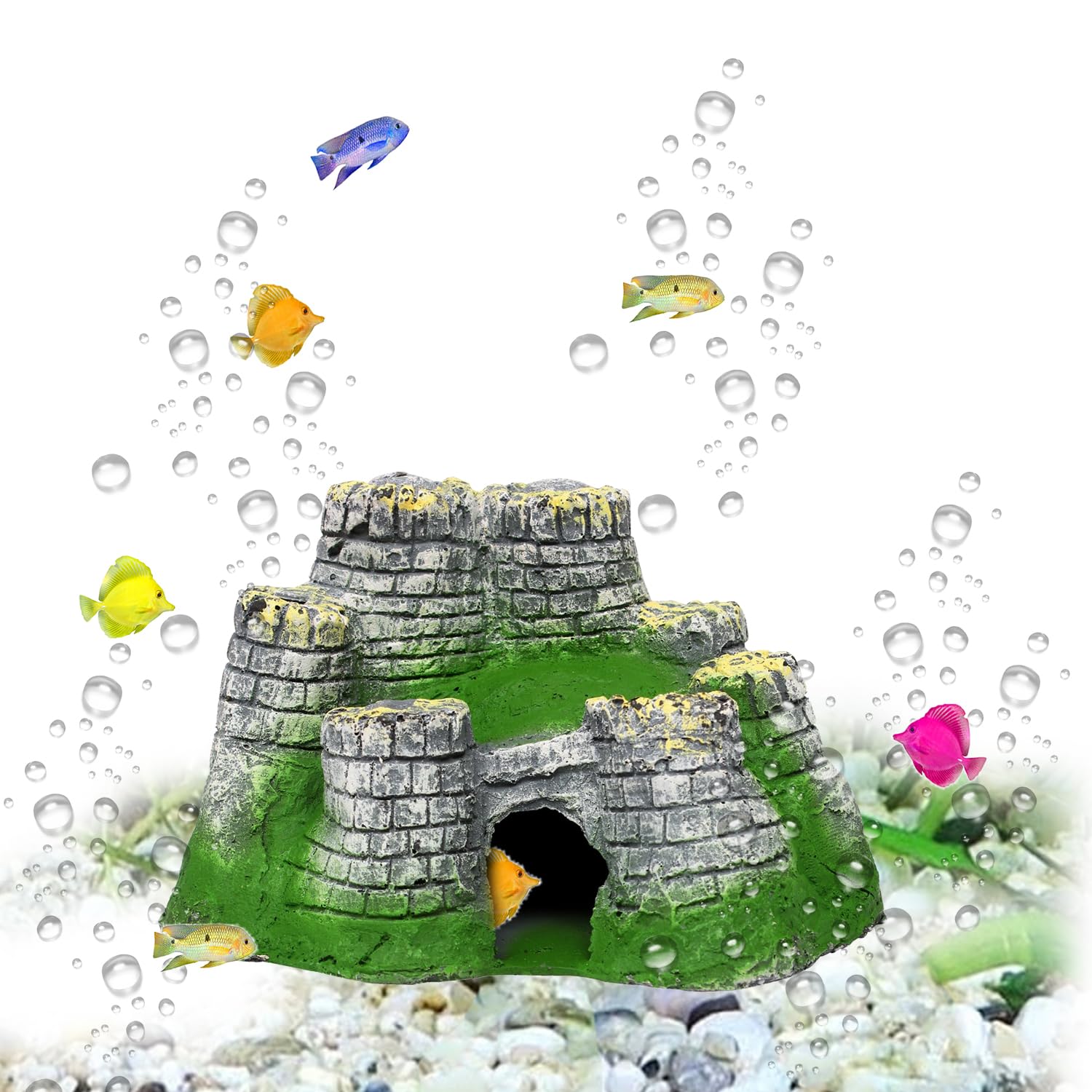 JAINSONS PET PRODUCTS Aquarium Fish Hiding Place Decoration Ornaments Fish House Small Fish Betta Fish| Gold Fish| Neon Tetra, Fish Tank Fish House/Home with Air Bubble Outlet 6.6 Inch (B0CRF28T17) Amazon Price History, Amazon Price Tracker