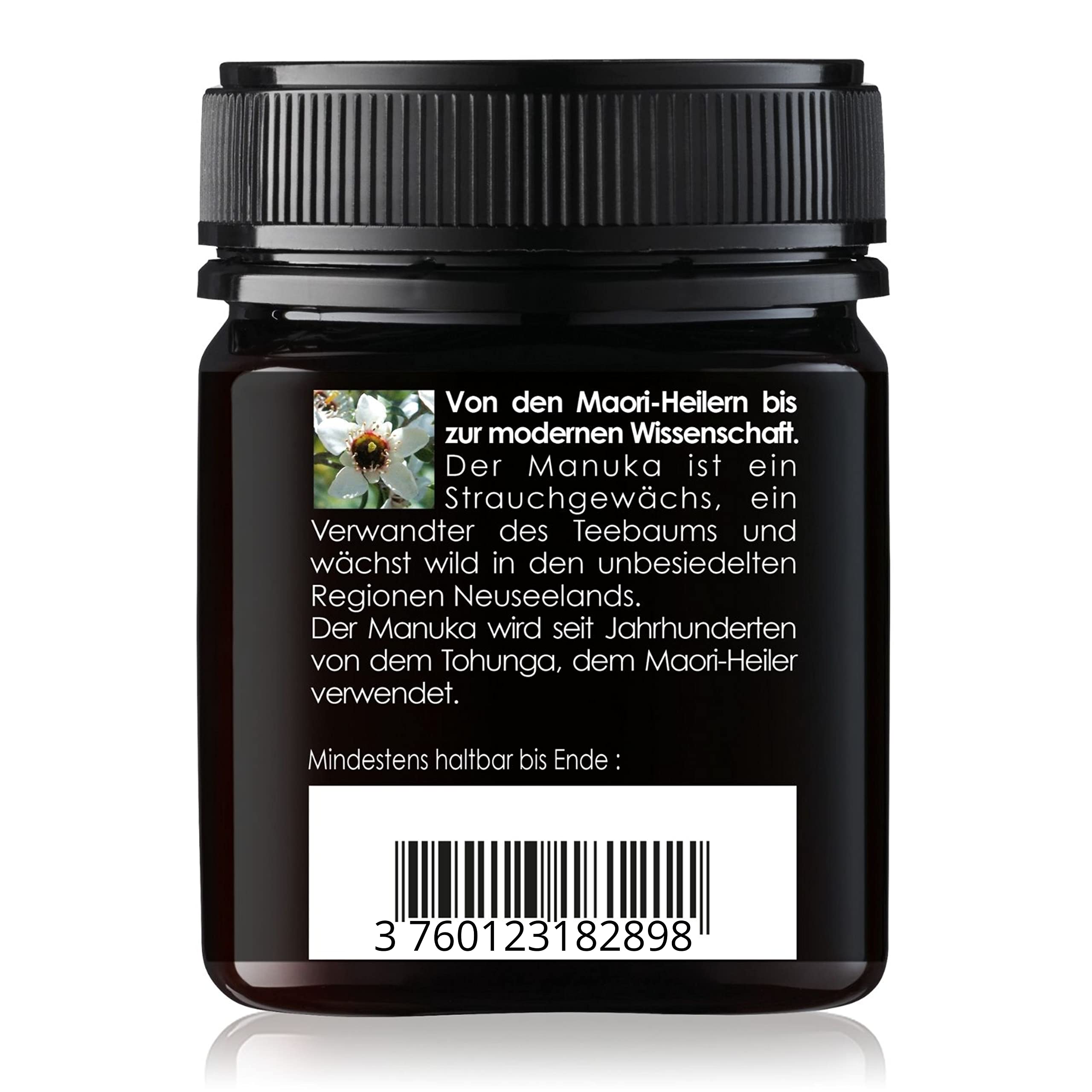COMPTOIRS ET COMPAGNIES - Miel de Manuka - MGO 829 - IAA20+ - Nueva Zelanda - 250 g