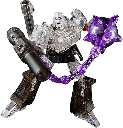 9.8in Transparente Megatron Transformando Juguete Decepticons Pistola Modelo Robot Figura de Acción KO Versión