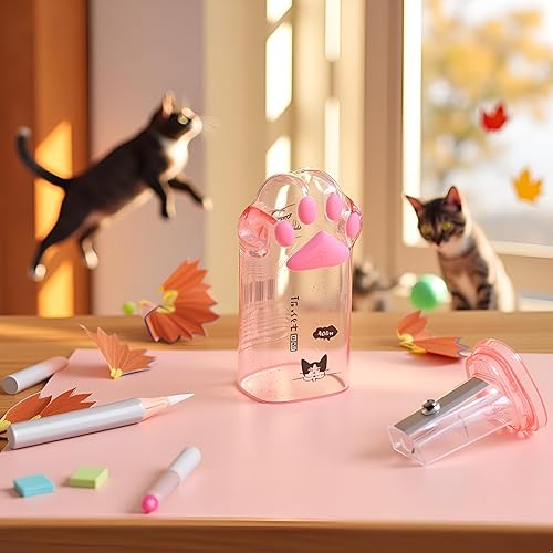 Miniatura 2 de Lindo sacapuntas de pata de gato, suministros kawaii, premio para estudiantes, regalo para niños, sacapuntas kawaii, suministros escolares para