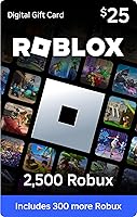 Roblox Digital Gift Card - 2,500 Robux [Includes Exclusive Virtual Item] [Online Game Code]