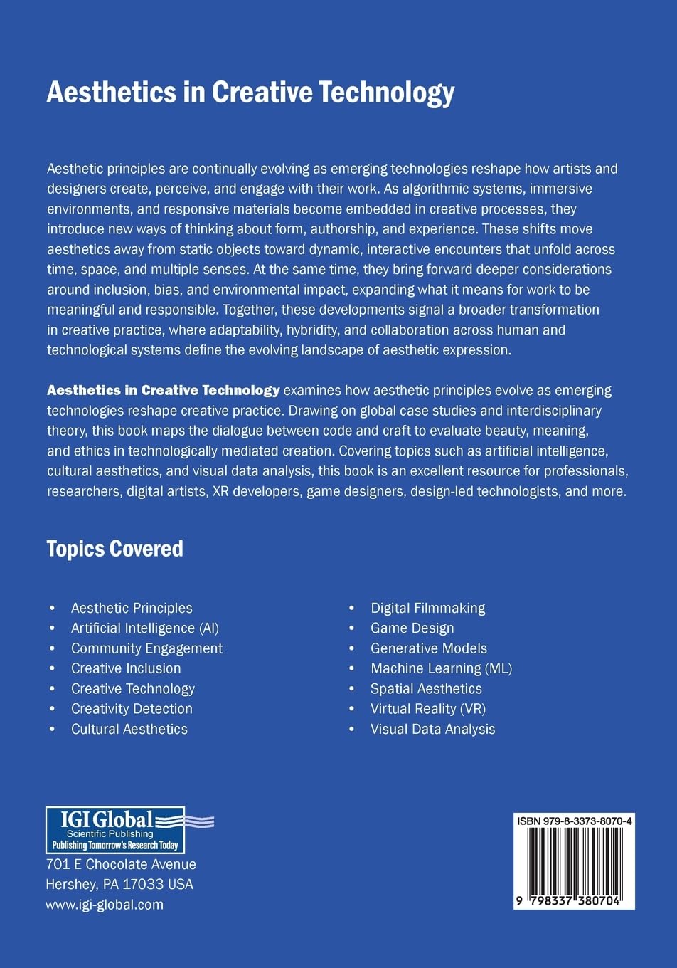 Aesthetics in Creative Technology