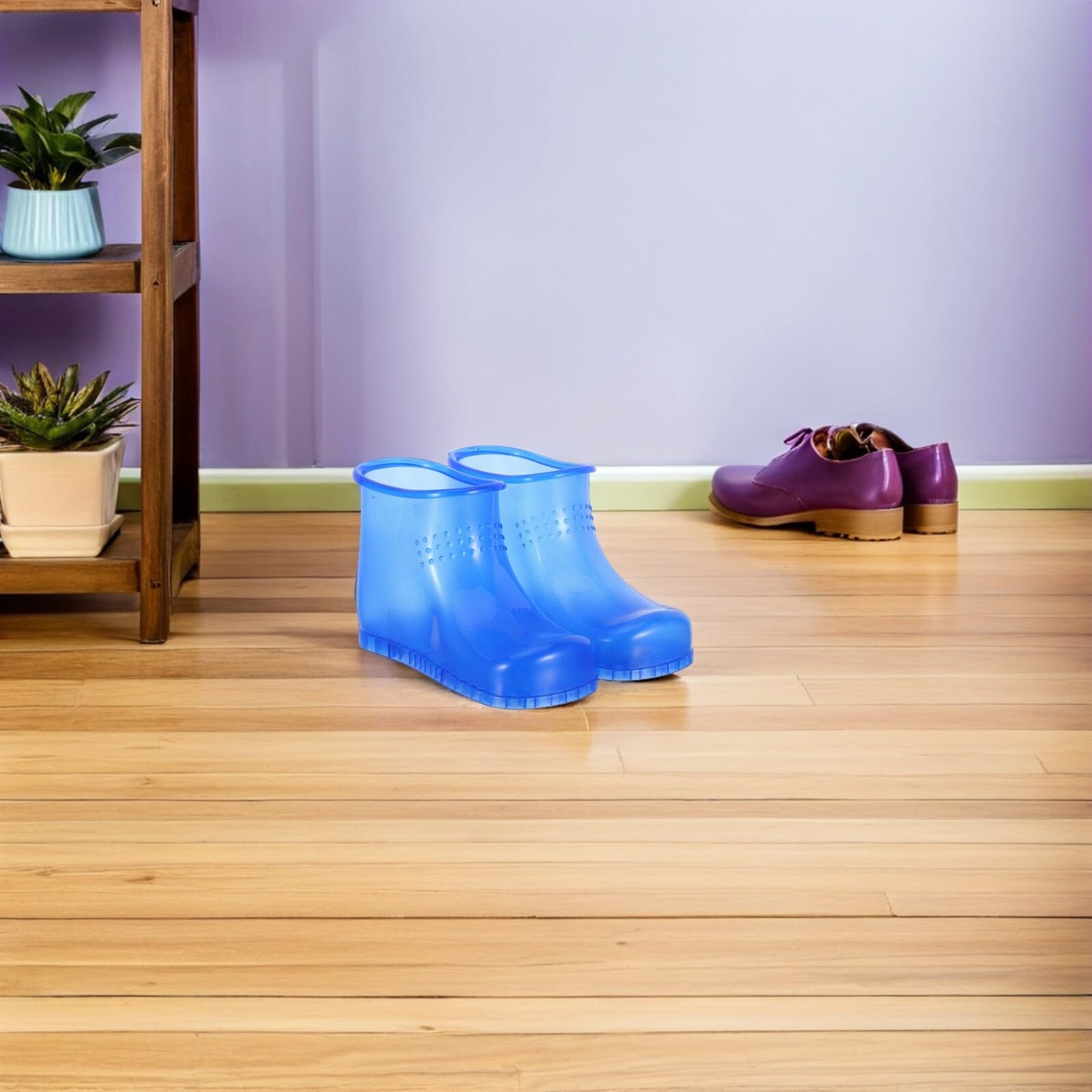 Mipcase Massage Fußbadestiefel Groß aus Kunststoff Isoliert und Tragbar Fußbad für Zuhause Spa Fußbäder für Erwachsene und Senioren