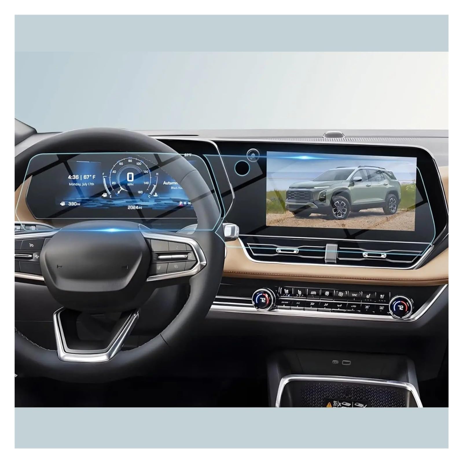Nano ochraniacz ekranu do Trailblazer 2024-2025 dla 11,3