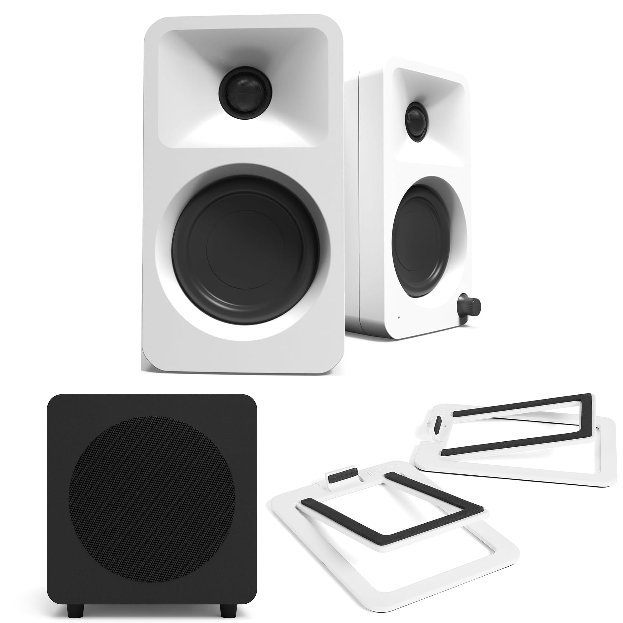 Amazon.com: Kanto ORAMW Powered Reference Bluetooth Desktop