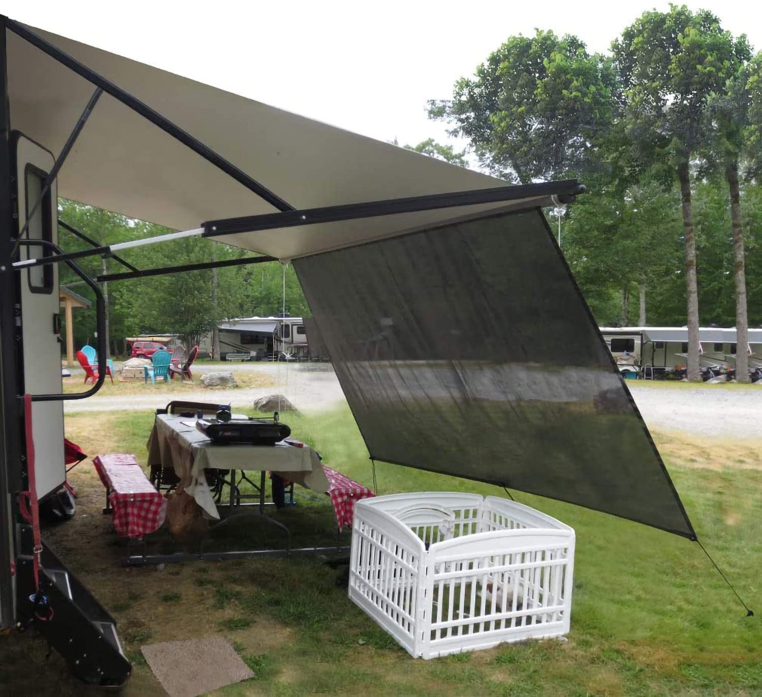 Waterproof Privacy Screens For Caravans - View #10