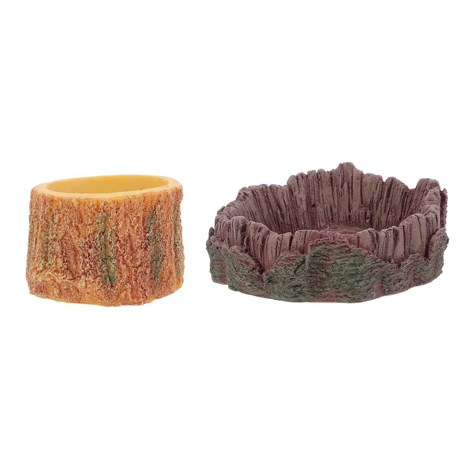Bassin pour lézards anti-renversement - 2 pièces bol eau nourriture reptiles