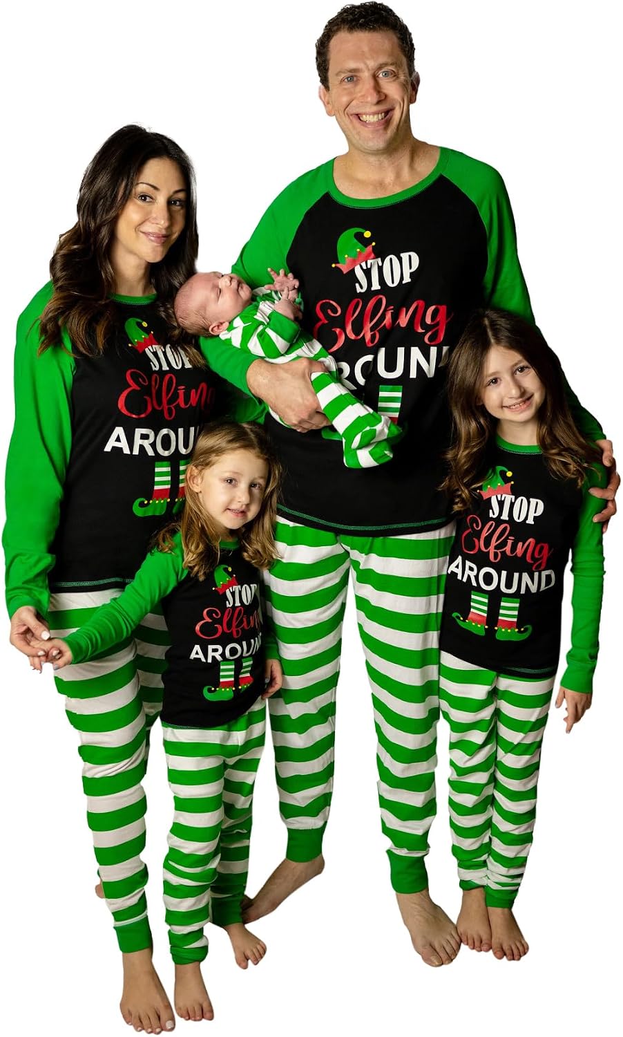 #followme Matching Christmas Pajamas for Family or Couples – Santa’s Squad