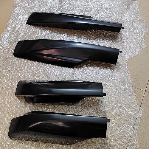 Miniatura 5 de Cubierta para patas de portaequipajes para portaequipajes, cubierta de protección de extremo de riel de la barra, repuesto negro para RAV4 RAV 4