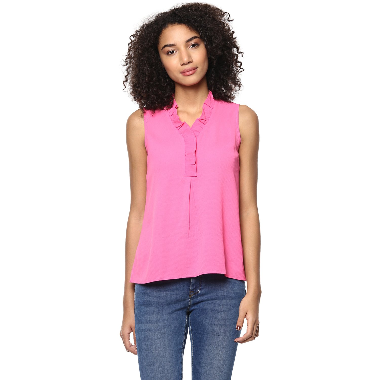 harpa V-Neck Solid Tops-picture-24