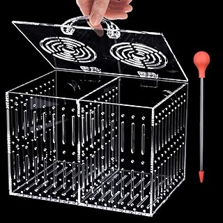 Magnet Acclimation Box for Saltwater Fish Quarantine Aquarium Isolation Box for Aquarium Fish Anemone Reef Coral