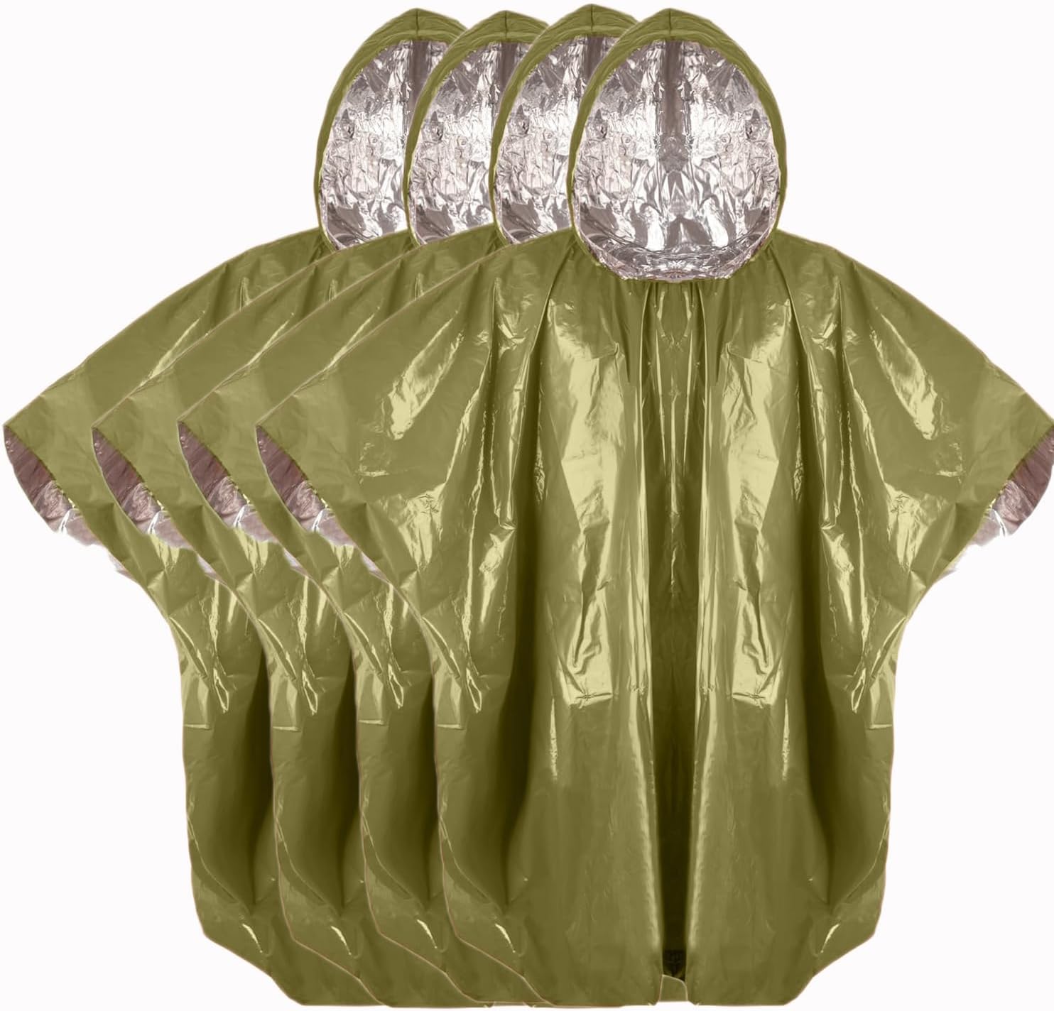 Durable Thermal Rain Poncho & Survival Blanket for Outdoor Adventures Durable Thermal Rain Poncho & Survival Blanket for Outdoor Adventures