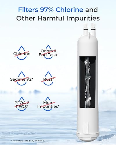 Miniatura 5 de Waterdrop 4396841 Reemplazo para filtro Everydrop® 3, EDR3RXD1, 4396710, Kenmore® 46-9083, 46-9030, filtro de agua para refrigerador, 1 filtro