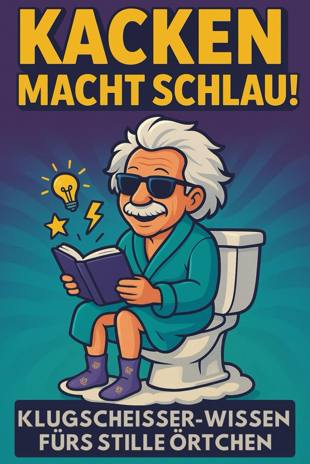 Kacken macht schlau! Klugscheißer-Wissen fürs stille Örtchen: Das lustige Klobuch – das ideale Geschenk für Klugscheißer