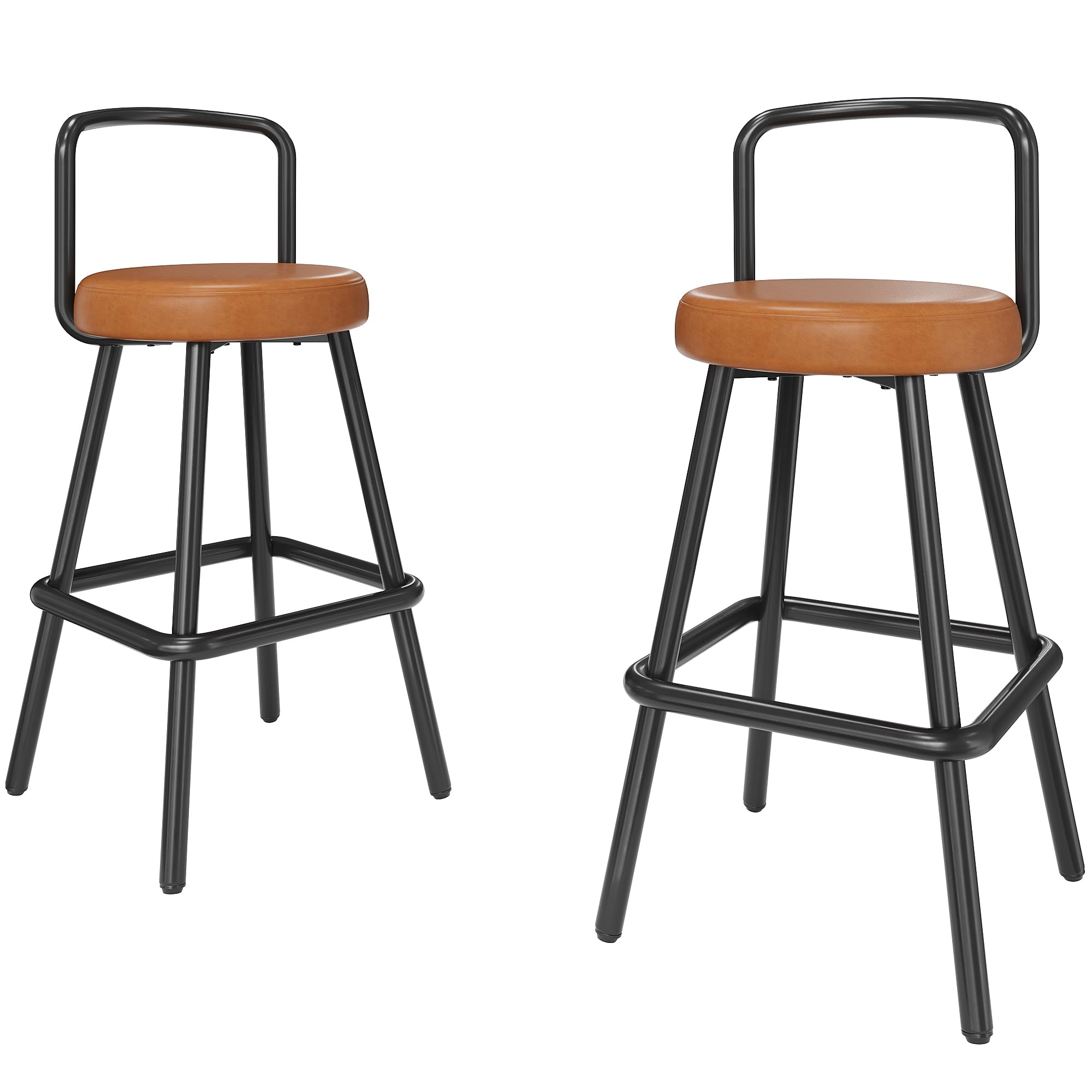 Conjunto de Mesa de Bar con MDF y Metal, para Salón, Negro, Set de 3
