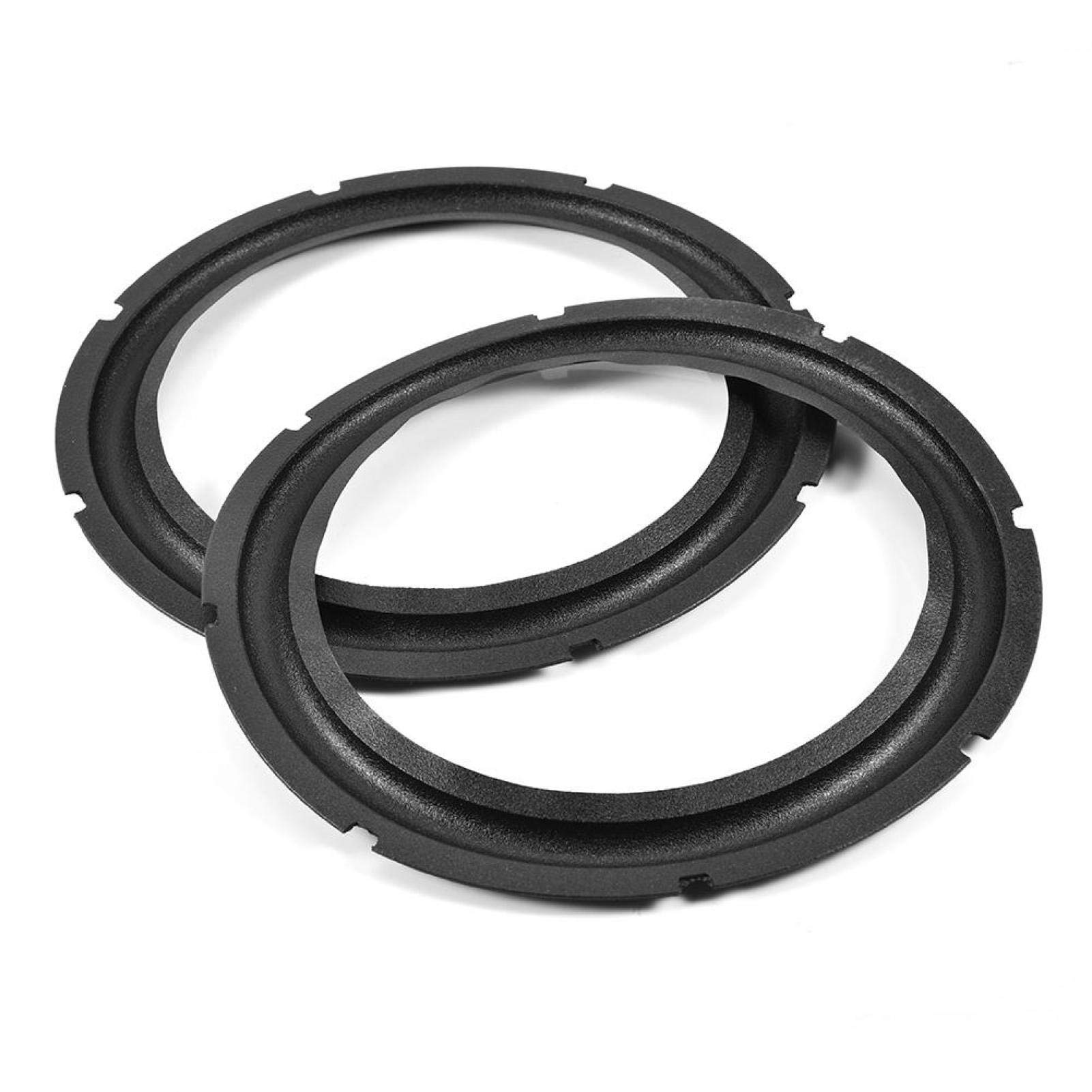 Socobeta 2 Pezzi Parti di Riparazione del Bordo del woofer in Gomma per la Riparazione del Bordo dell'altoparlante con Bordo in Gomma da 10 Pollici