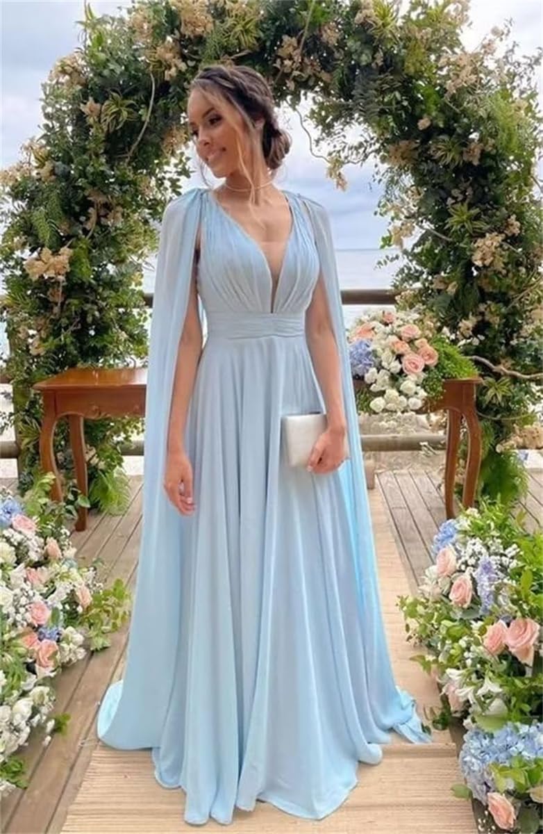 Vestidos largos de dama de honor para boda, vestidos de invitados de boda para mujer, vestidos formales de fiesta de noche