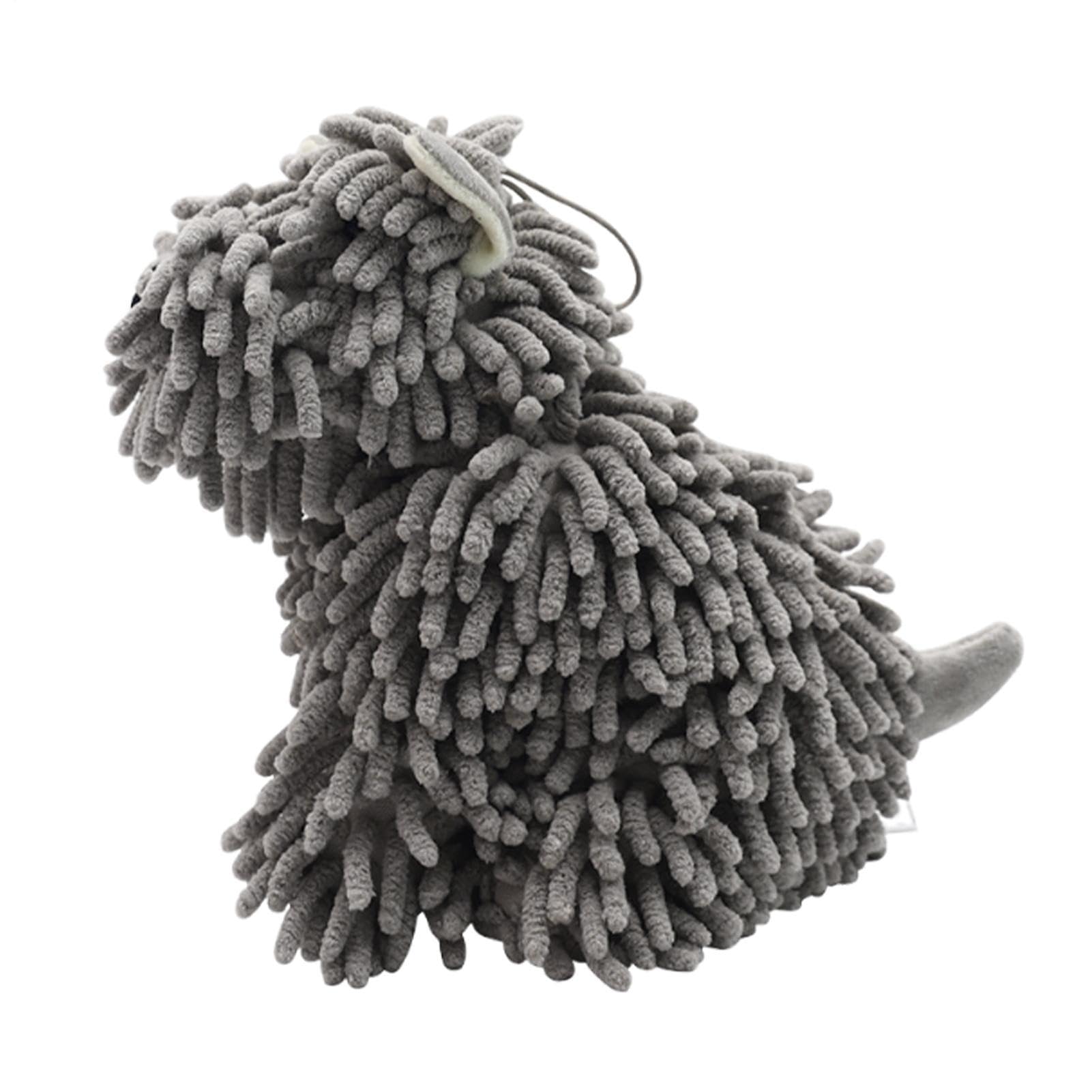 Toalla para cachorros de chenilla absorbente y mullida para manos en baño y cocina