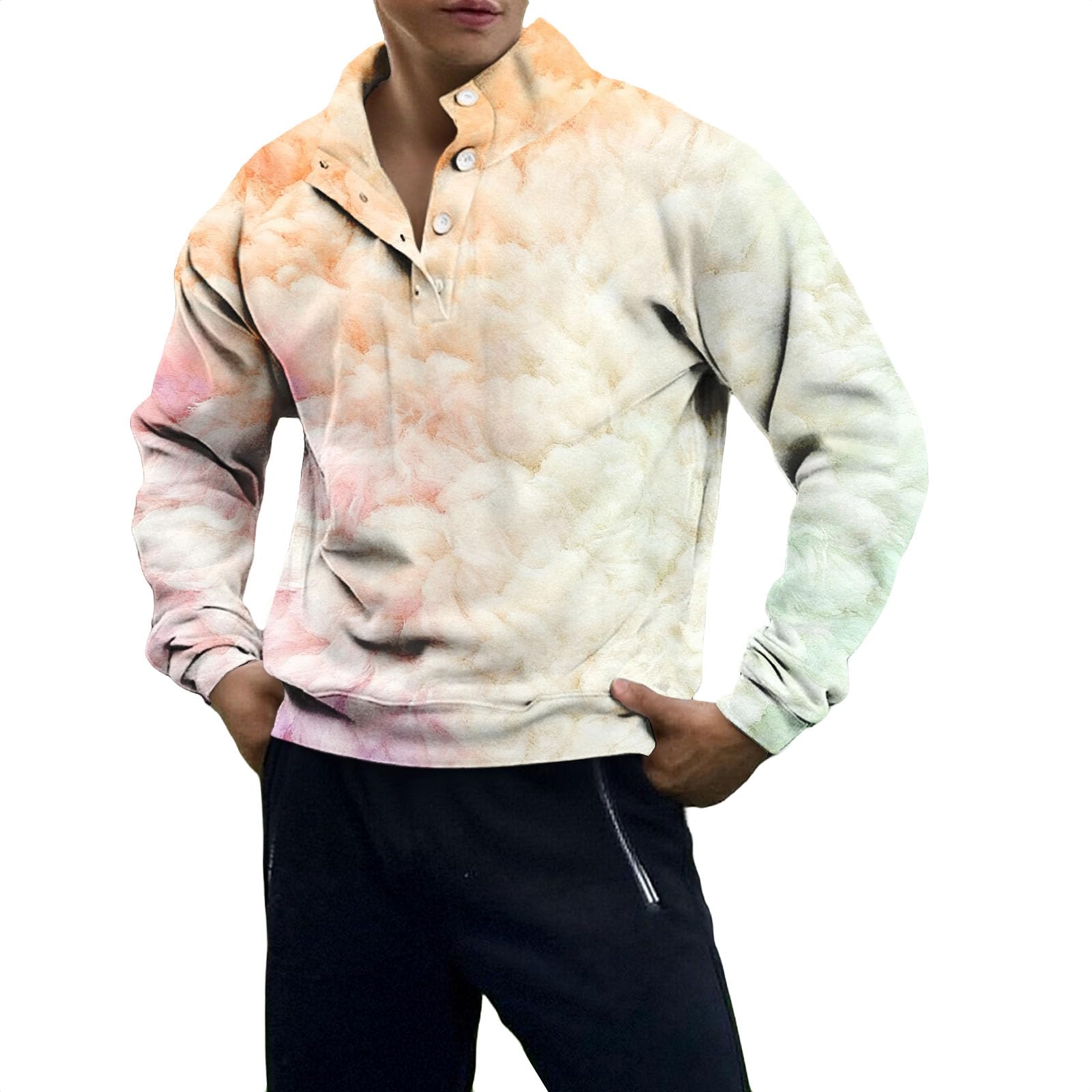 Ropa Anti UV Hombre Sudadera De Manga Larga con Cremallera Y Estampado 3D para Hombre, Estilo Casual Holgado. Top Deporte Sudaderas Hombres Ciclismo Cortavientos Running Marca Disfraz