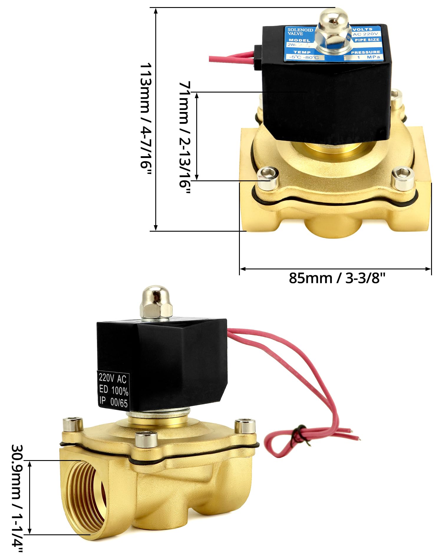 Elettrovalvola Parker Senza Bobina Normalmente Aperta 1/2 Parker - Foto 11