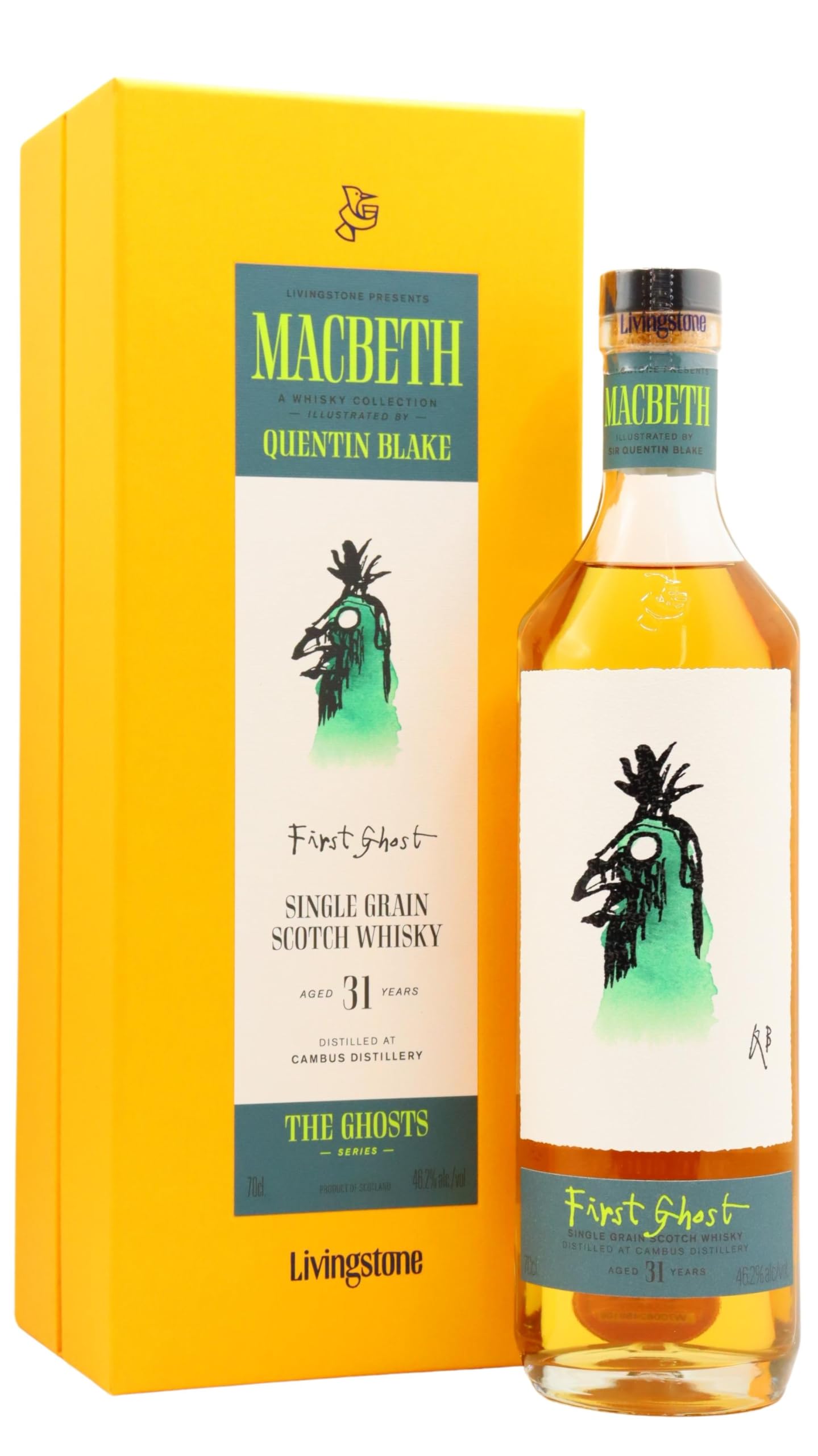 Cambus (silent) - Macbeth Act One - Ghosts Series - First Ghost - 31 year old Whisky 70cl 46.2% ABV