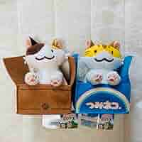 Amazon.co.jp: つみネコ おとなネコぬいぐるみ 2匹セット : おもちゃ