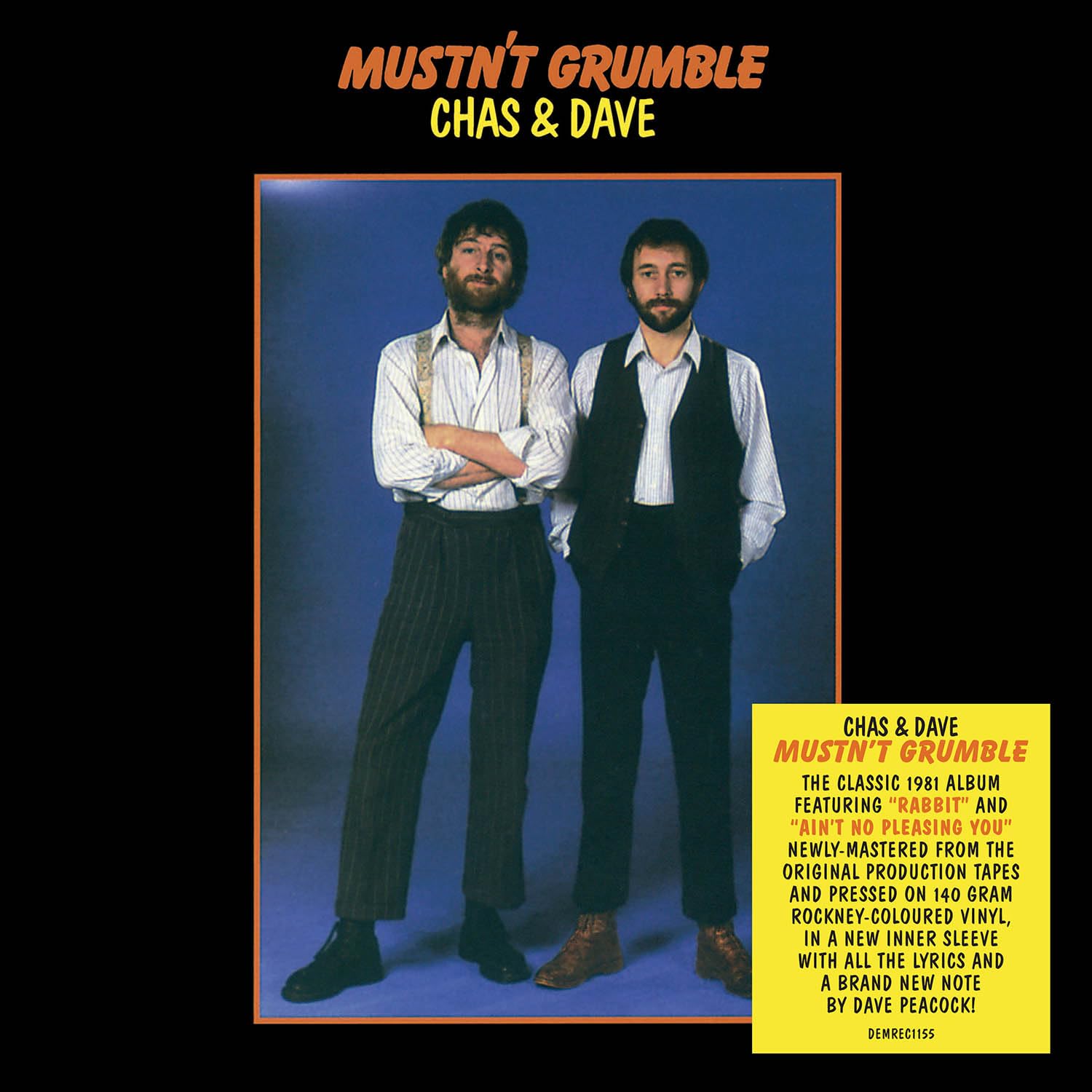 Chas & Dave: Mustn't Grumble ('Rockney' Colour Vinyl) [VINYL]