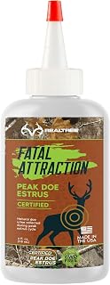 Zone Realtree Fatal Attraction Peak Doe Estrus – Certified Natural Doe Estrus Deer Attractant for Rut Hunting – Buck Lure & Scent Trail Spray