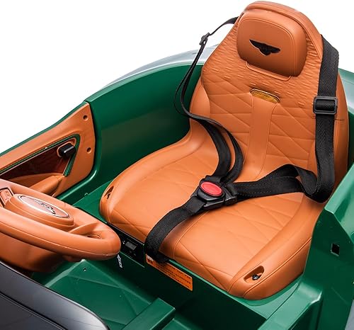 Miniatura 9 de Auto eléctrico Bentley Bacalar de 12 V, con licencia y control remoto para padres, puerta de tijera, suspensión, 3 velocidades, luces LED, bocina,
