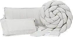 Kit Berco Slim Linho Bege Mescla 06 Peças