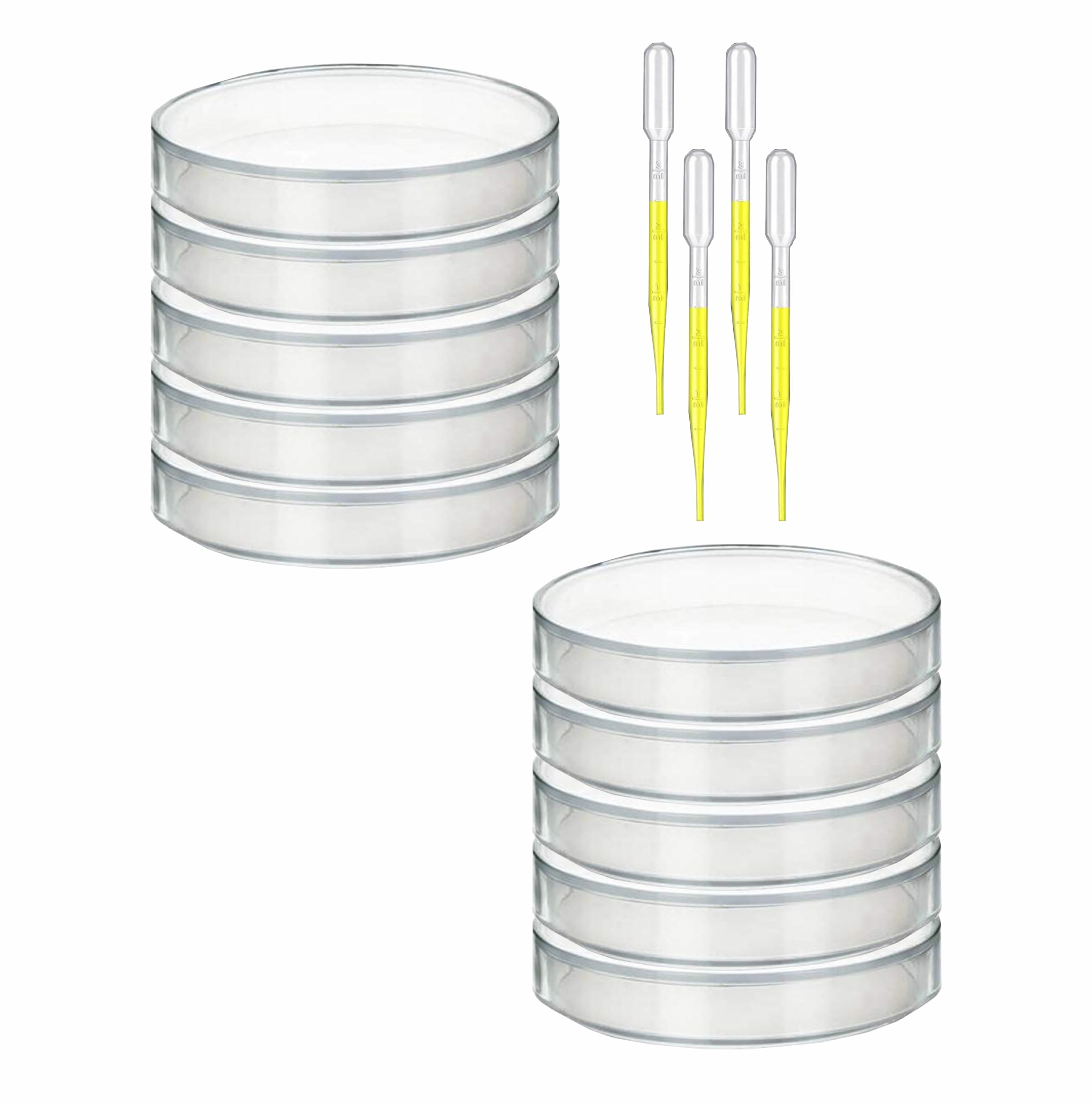 VVS Polypropylene 75mm Petri Dish 10Pcs With Plastic Droppper 3ml 4Pcs Pack Of 14 For School College Lab Bacteria Cultivation, Lab Testing, and Science Project Laboratory (B0D3ZBHW5C) Amazon Price History, Amazon Price Tracker