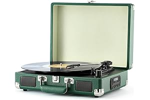 ORCC Affordable Suitcase Record Player