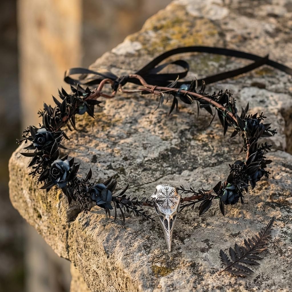 Circlet Crow Style Halloween Cosplay Renaissance