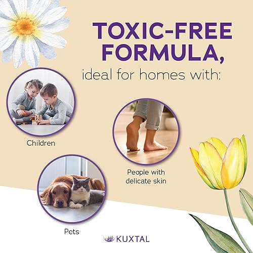 Miniatura 6 de KUXTAL Limpiador líquido para suelos, paquete de 3 (98.90 onzas líquidas), biodegradable y ecológico con ingredientes naturales, elimina el polvo y