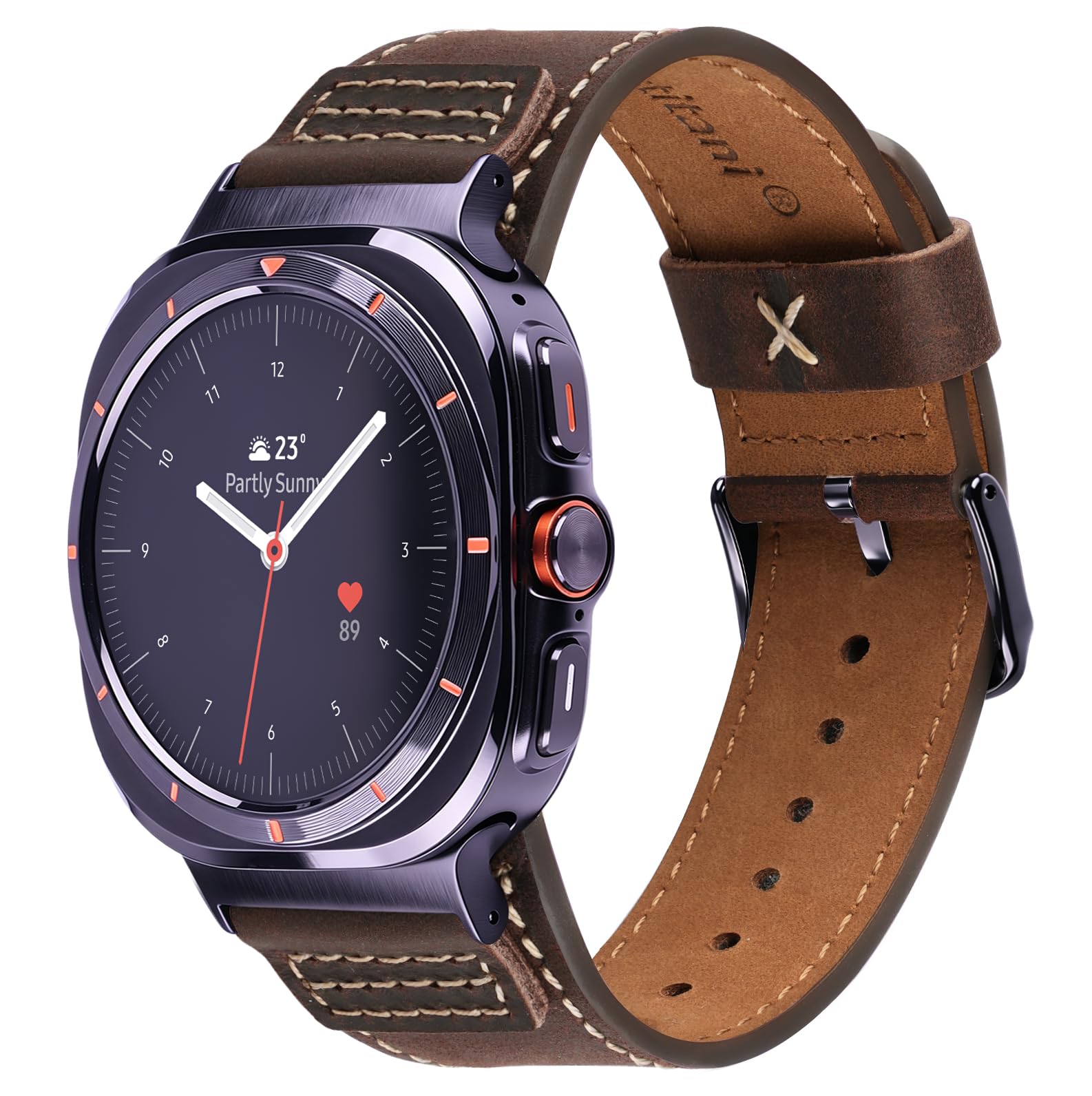 Wristitani Leather Strap for Samsung Galaxy Watch Ultra/9/8/7/6/5/4 — Amazon image 12