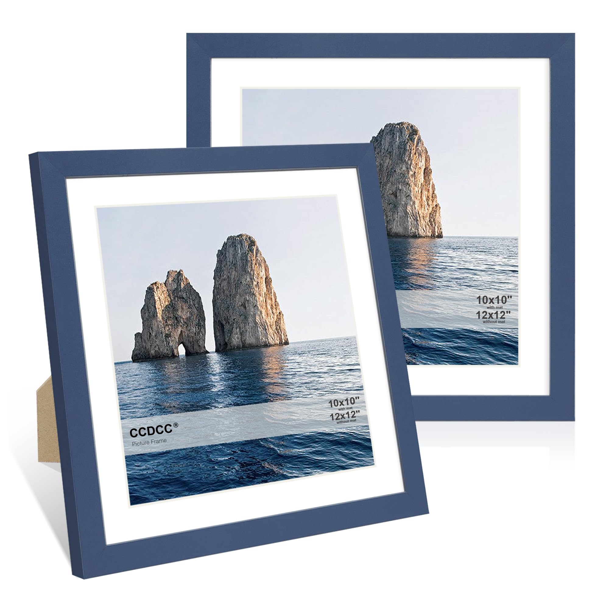 CCDCC 12x12 Picture Frame Set of 2, Blue
