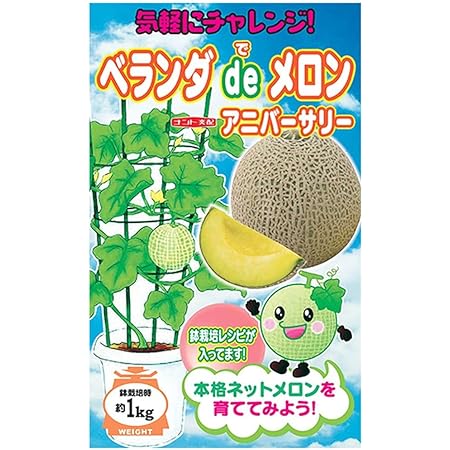 Amazon ナント種苗 ベランダdeメロン アニバーサリー メロン 果物