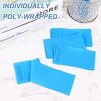 Vista 3 de 128 diademas faciales desechables de spa no tejidas, banda para el cabello suave para el cuidado de la piel con cierre conveniente para mujeres