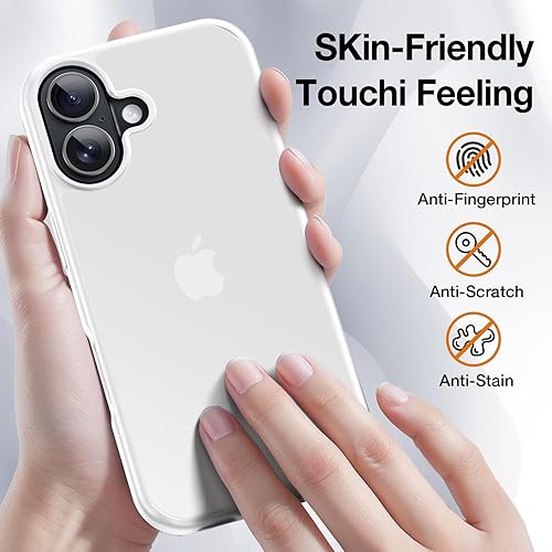 Miniatura 589 de Funda para iPhone 12, a prueba de golpes, para iPhone 12 Pro, protección contra caídas de grado militar, parte trasera dura, delgada, translúcida