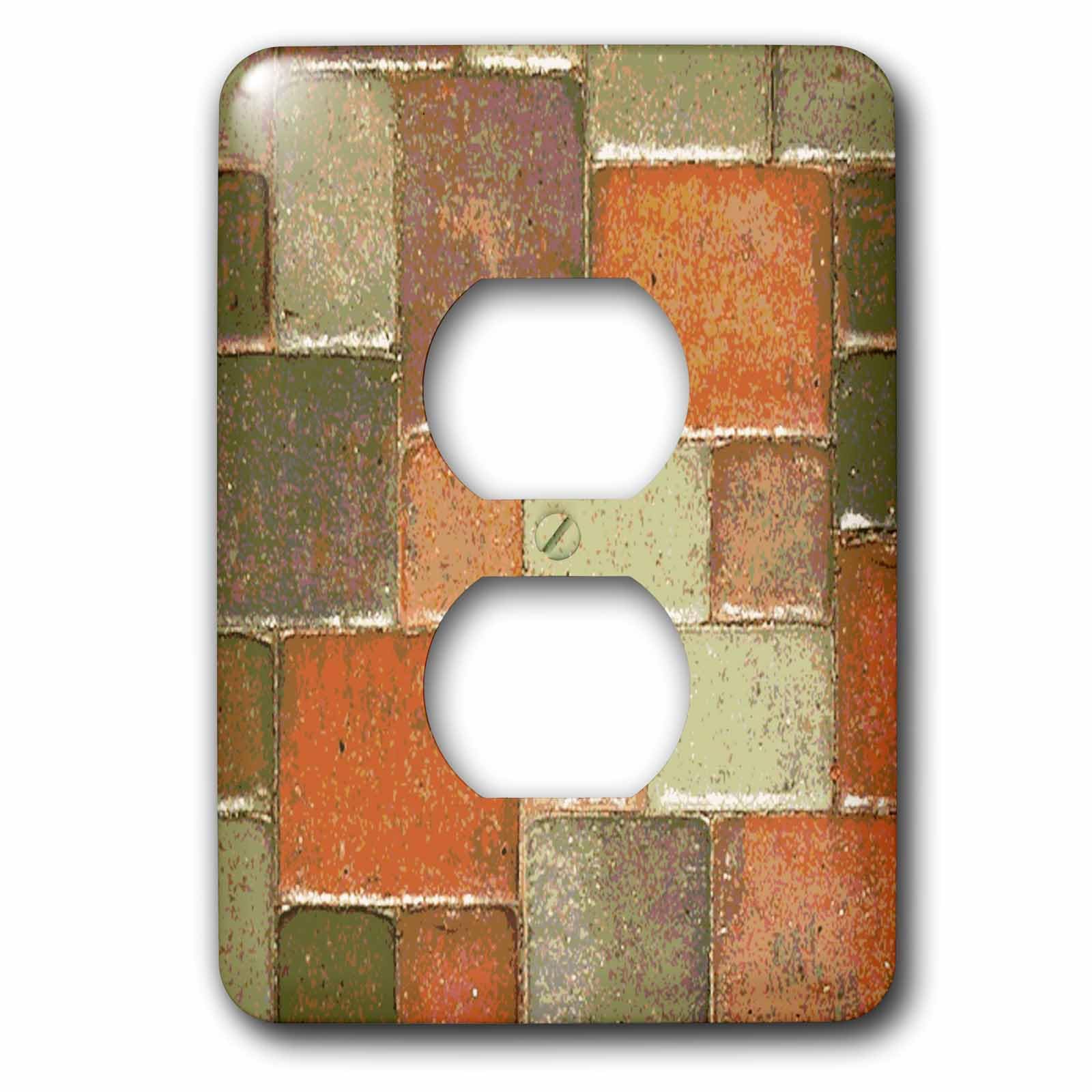 2 prises de courant design cuivre de haute qualité 3dRose lsp_11150_6