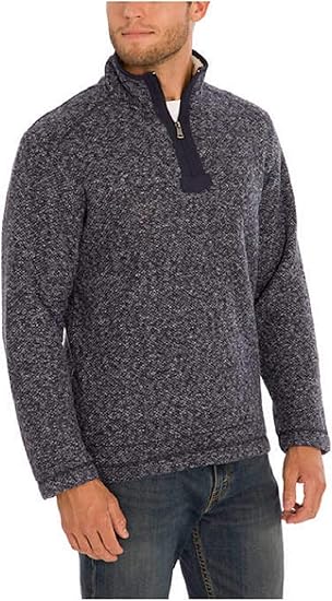 Orvis Men's 1/4 Zip Fleece Lined Pullover (Small, Brown) at Amazon Men's  Clothing store