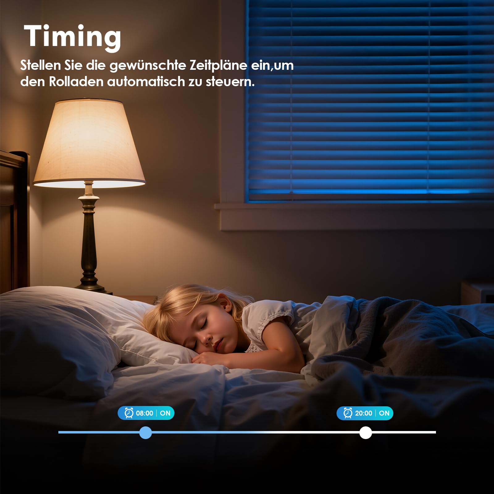 Rolladenschalter Smart, 80mm JSmart Vorhänge, Kompatibel mit Alexa/Google Home, Prozentuale Steuerung,Intelligenter Fernschalter, Benötigt Nullleiter（XUIBFB-4Pack)